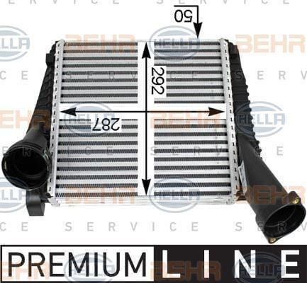 BEHR 8Ml376723-471 Turbo Radyatörü Touareg 2.5 5.0Tdı 03-10 Q7 3.