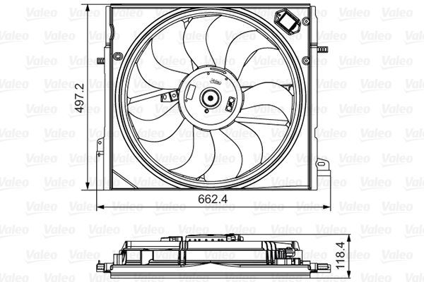 Kale 353775 Fan Motoru Davlumbazlı Nıssan: Qashqaı Iı 1.2 Dıg 13-