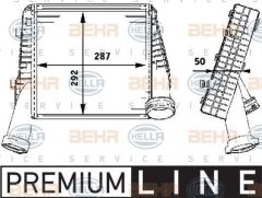 BEHR 8Ml376723-481 Turbo Radyatörü Touareg 5.0Tdı V10 4.2Tdı V8 0