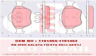 Trw Gdb1419 Fren Balatası Ön Fıesta Iv 1995 Sonrası Fıesta V 2001 Sonrası Fusıon 02