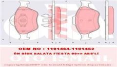 Trw Gdb1419 Fren Balatası Ön Fıesta Iv 1995 Sonrası Fıesta V 2001 Sonrası Fusıon 02
