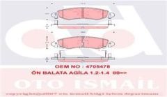 Trw Gdb1420 Fren Balatası Ön Agıla A 2000 Sonrası / Wagon R 00-