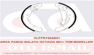 Valeo 562641 Kampana Balata Jetta Iv  2010 Sonrası Caddy Iı 1995 Sonrası / Inca 95-