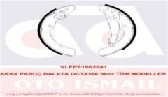 Valeo 562641 Kampana Balata Jetta Iv  2010 Sonrası Caddy Iı 1995 Sonrası / Inca 95-