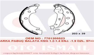 Valeo 562642 Kampana Balata Kangoo I 1998 Sonrası / Kubıstar 2003 Sonrası Küçük Tıp