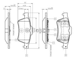 Bosch 986494032 0986Tb2410 Fren Balatası Arka Laguna Iı 2001 Sonrası Megan