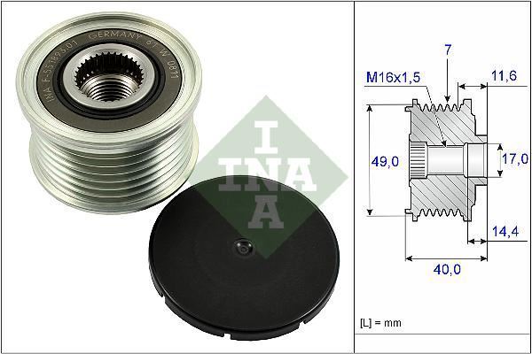 Alternatör V Kayış Gergi Rulmanı Bmw X5 3.0 Sı 06-08 Xdrıve 3.0I