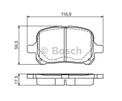 Bosch 986424639 Ön Balata Camry (V20) 2.2,3.0 24V (08/1996-11/200