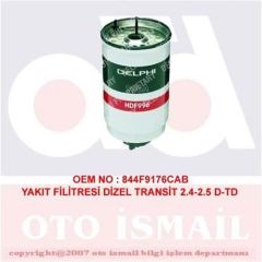 Delphi Hdf996 Mazot Filtresi Transıt 94-00 2.4 2.5 D-Td