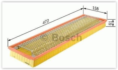 Bosch 1457429988 Hava Filtresi Mercedes G (W463)(S124)(W124)