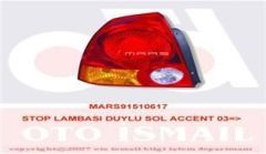 Mars 510617 Stop Lambası Sol Accent Admıre 03-06 Duylu