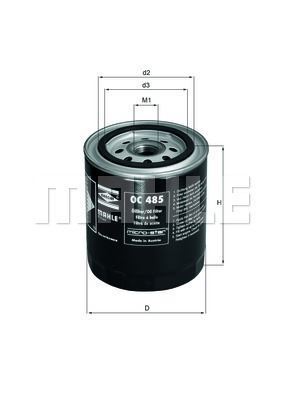 Knecht Oc485 Yağ Filtresi Passat / A4 A6 2.4 2.8