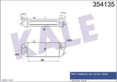 Kale 354135 Intercooler İ20 İx20 -Soul-Venga Intercooler