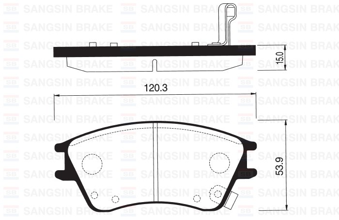 Sangsıng Sp1147 Fren Balatası Ön Elantra Xd 1.5 00-06