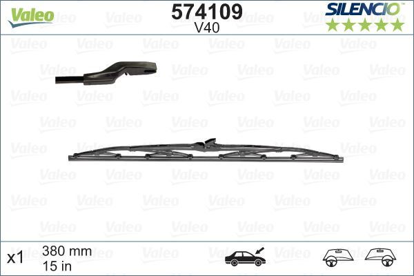 Valeo 574109 Silecek 400Mm X1 Fıesta Pajero