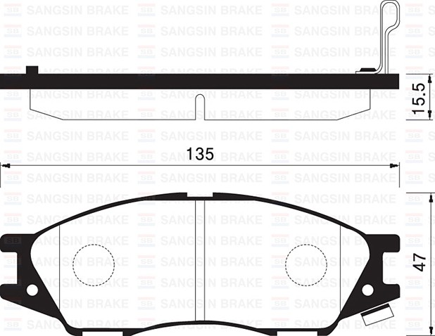 Sangsıng Sp1156 Fren Balatası Ön Almera 2003-2007 Opel Astra G Coupe