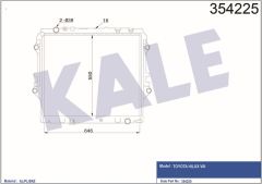Kale 354225 Su Radyatörü (550×648×16) (Manuel) Hılux Vııı 2.4 D 4