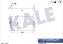 Kale 354230 Radyatör Cmax Iı-Focus Iıı-1.0 Ecoboost