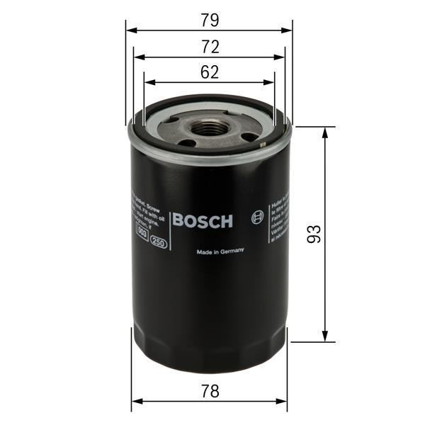 Bosch F026407213 Yağ Filtresi