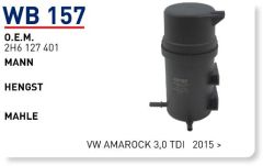 WUNDER WB157 MAZOT FİLTRESİ - VW AMAROCK 3,0 TDİ 2015 -