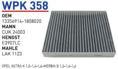 WUNDER WPK128 POLEN FİLTRESİ - VOLKSWAGEN GOLF VII