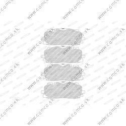 Ferodo Fdb4967 Ön Balata A4 16-A5 16-Q7 15-