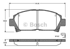 Bosch 986424799 Fren Balatası Ön Avensıs 99-03 Carına 1992 Sonrası Mr2 89-