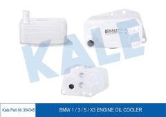 Kale 354345 Yağ Soğutucu Bmw : 3 - 5 - 7 / X3 - X5 - X6