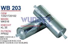 WUNDER WB203 BENZİN FİLTRESİ - BMW (iNCE KISA) M40