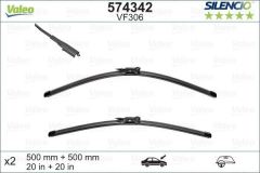 Cam Silgi Süpürgesı 500 + 500 Mm Sılencıo Flat Blade X2 Vm306 Xtr