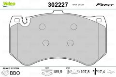 Valeo 302227 Disk Fren Balatası (Ön) Mercedes Class Cls 02.13-