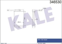 Kale 346530 Kalorifer Radyatörü Transıt 85-91 Brazıng