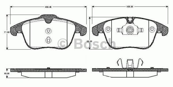 Bosch 986494209 Fren Balatası Ön S-Max 2006 Sonrası Mondeo Iv 2007 Sonrası Galaxy I