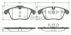 Bosch 986494209 Fren Balatası Ön S-Max 2006 Sonrası Mondeo Iv 2007 Sonrası Galaxy I