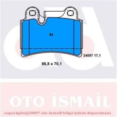 Bosch 986494210 Fren Balatası Arka Touareg 7L 02-