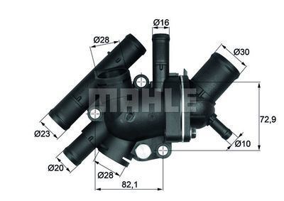 Mahle Tı13488 Termostat Komple 88°C Komple Kangoo Megane Clıo Iı