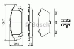 Bosch 986494232 Fren Balatası Arka Forester 02-08 Impreza 00-07
