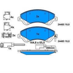 Bosch 986494236 Fren Balatası Ön Transıt V347 06-