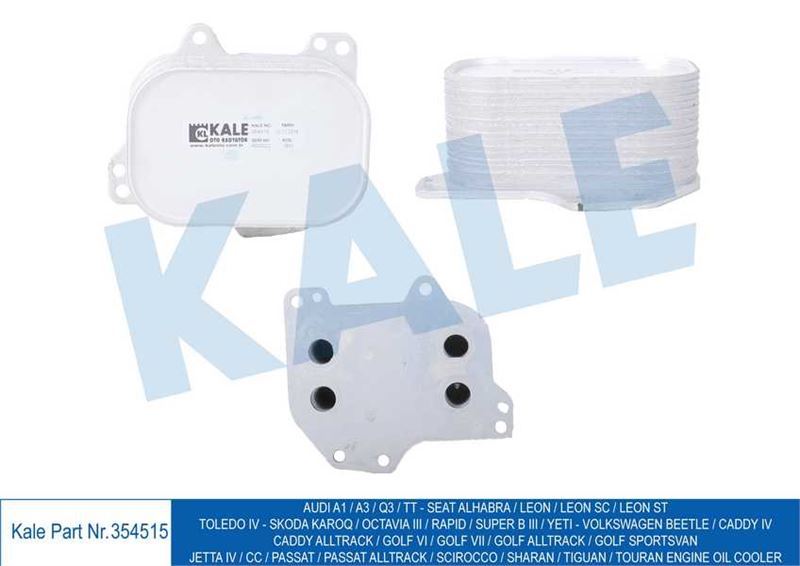 Kale 354515 Yağ Soğutucu A1 A3 Q3 Tt Alhabra Leon Toledo Iv Karoq
