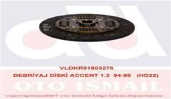 VALEO 803276 DEBRİYAJ BALATASI ACCENT EXCEL / LANCER 1.3 185-20