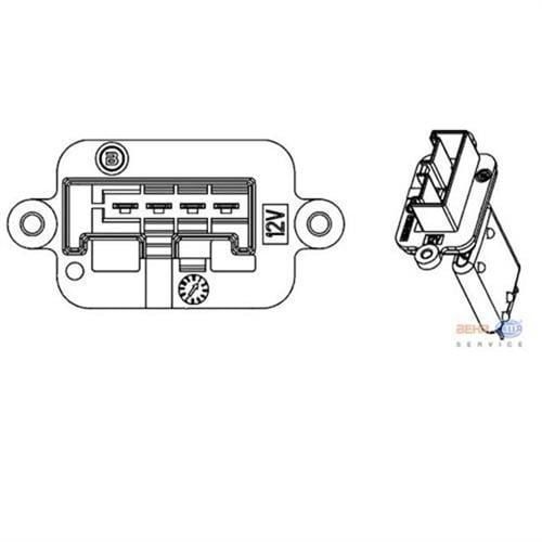 BEHR 9Ml351332-221 Kalorifer Motoru Merıva A 2003 Sonrası Manuel Klima