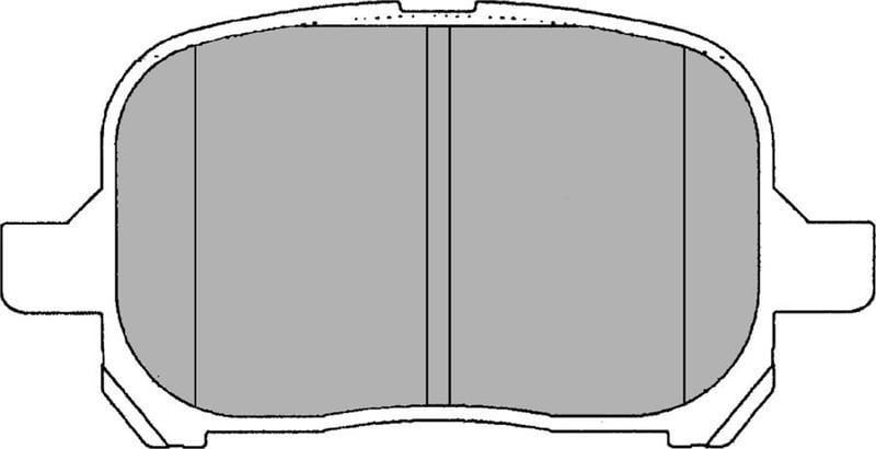 Delphi Lp1144 Fren Balatası Ön Camry 96-01