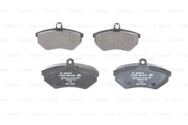 Bosch 986460944 Fren Balatası Ön Passat 97 1.6 1.8 Syncro 1.9 Td