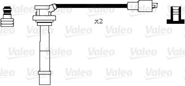 Valeo 346079 Buji Kablosu Carry Sk413 Jımny 1.3 16V Takım 2 Lı