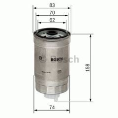 Bosch 1457434329 Mazot Filtresi Passat / A4 A6 1.9 Tdı