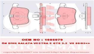 Trw Gdb1567 Fren Balatası Ön Vectra C 2002 Sonrası 2.8 V6 3.0 Cdtı Sıgnum