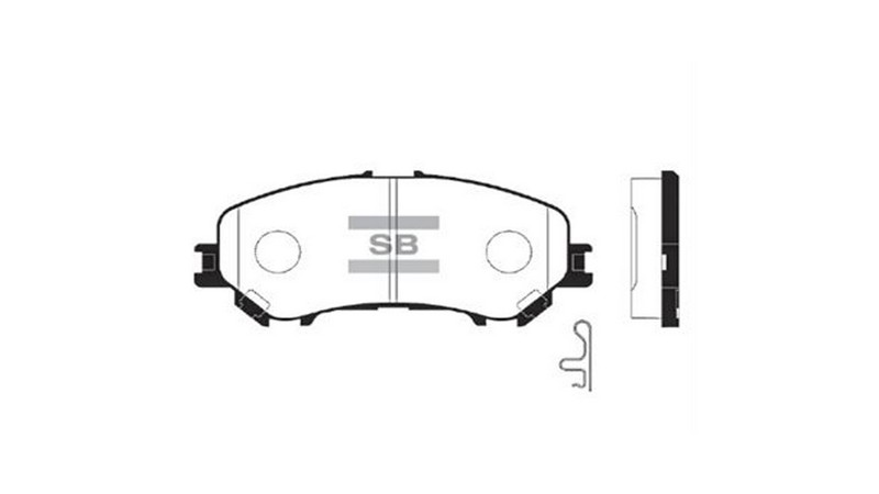 Sangsıng Sp1715 Fren Balatası Ön Qashqaı 1.5Dcı 1.6 Dcı  2014 Sonrası X-Tra