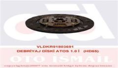 VALEO 803691 DEBRİYAJ BALATASI ATOS 1.0 I HD65