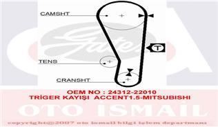 Gates 5283Xs Triger Eksantrik Kayışı Accent 95-00 Getz Matrıx 1.5