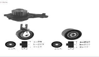 Gates Kp15587Xs Triger Eksantrik Gergi Seti + Su Pompası 107 206
